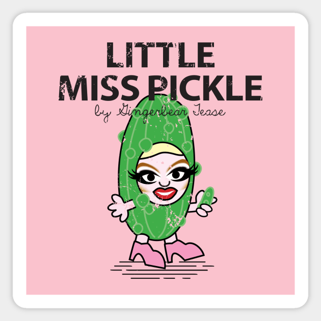 Little Miss Pickle Sticker by GingerbearTease